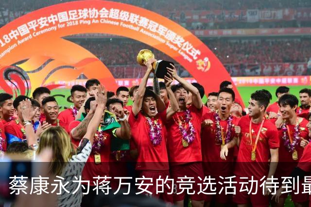 蔡康永为蒋万安的竞选活动待到最后，称赞活动很成功
